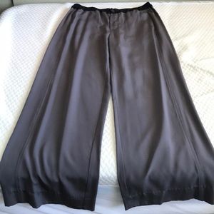 Vince silk wide leg pants